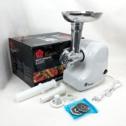 Кухонная электрическая мясорубка Domotec MS-2017 с реверсом 2500Вт, мясорубка для мяса White