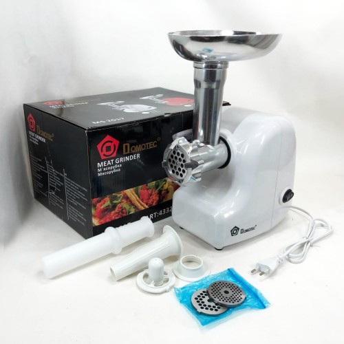 Кухонна електрична м'ясорубка Domotec MS-2017 із реверсом 2500Вт, м'ясорубка для м'яса White