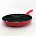 Сковорода антипригарная Con Brio 24 см СВ-2414, сковорода для жарки качественная сковорода. Цвет: красный