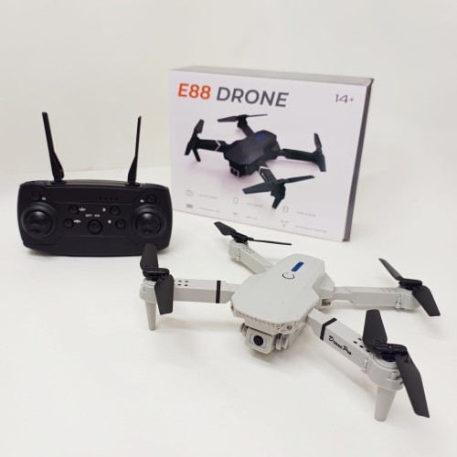 Квадрокоптер E88 міні дрон з HD камерою FPV до 20 хв польоту 2 АКБ та КЕЙС