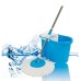 Универсальная швабра с отжимом-центрифугой и ведром Easy Mop Круглая Швабра. Цвет: синий - фото 2