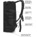Рюкзак Тактический на 40л штурмовой туристический с системой MOLLE Черный большой (арт. 11250) - фото 12