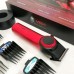 Профессиональная машинка для стрижки волос VGR V-001 RED с дисплеем 9000 об и 10 насадками (1,5-24 мм) - фото 11