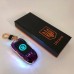 Электрическая зажигалка-брелок Украина с USB-зарядкой и подсветкой HL-468, с гравировкой. Цвет: хамелеон - фото 3
