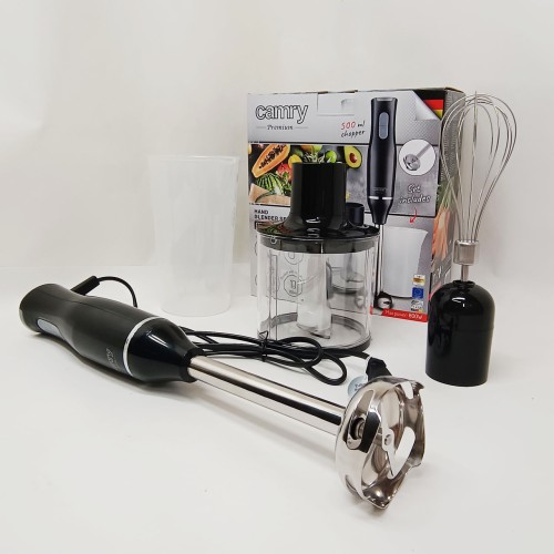 Блендер подрібнювач міксер 3в1 Camry CR 4630 чорний