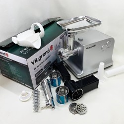 Мясорубка VILgrand V221-PMG. Цвет: серебряный