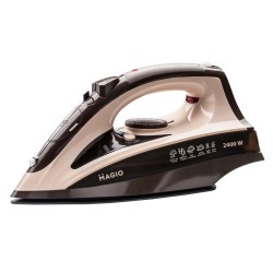 Праска Magio MG-134 2400 Вт, парова праска-очисник, праска електрична парова. Колір: бежевий