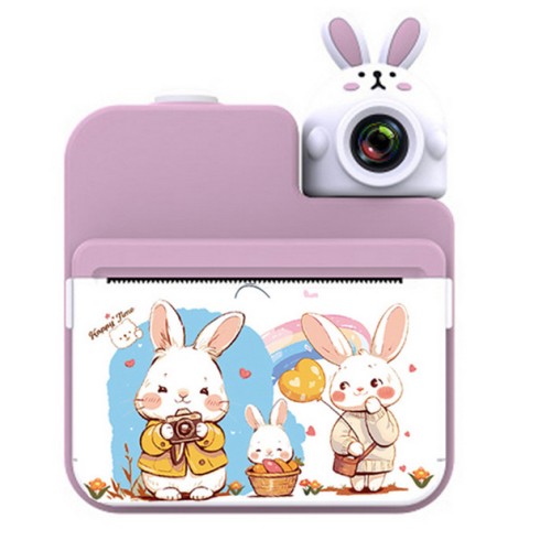 Детский фотоаппарат мгновенной печати JD30 PINK