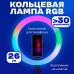 Кольцевая светодиодная лампа RGB LED RING MJ26 26 см с держателем телефона, кольцевая лампа большая - фото 10