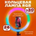 Кольцевая светодиодная лампа RGB LED RING MJ26 26 см с держателем телефона, кольцевая лампа большая - фото 15