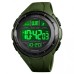 Часы наручные мужские SKMEI 1656GN ARMY GREEN, часы наручные электронные тактические. Цвет: зеленый - фото 3