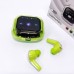 Бездротові вакуумні навушники TWS з дисплеєм LED, вологозахист IPx4 Bluetooth 5.4 з кейсом. Колір: зелений - фото 3