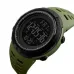 Часы наручные мужские SKMEI 1251AG ARMY GREEN, часы наручные электронные тактические. Цвет: зеленый