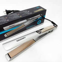 Выпрямитель-утюжок для волос Gemei GM-416. Цвет: белый