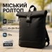 Рюкзак Roll Top мужской-женский для ноутбука городской ролл топ, большой рюкзак для путешествий (арт. 11029) - фото 27