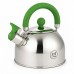 Чайник Unique со свистком UN-5302 2.5 л, хороший чайник со свистком, чайник на плиту. Цвет: зеленый - фото 9
