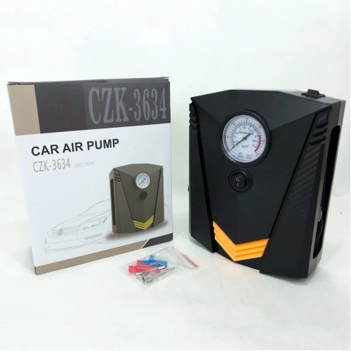 Автомобильный компрессор 12V насос с фонариком, мощный насос для колес автомобиля от прикуривателя