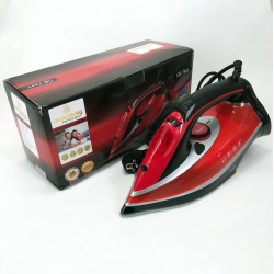 Керамический мощный ​Паровой Утюг Crownberg CB-7441 имеет функции самоочистки и вертикальное отпаривание