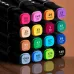 Набор скетч маркеров для рисования Touch 24 шт./уп. двусторонние профессиональные фломастеры для художников