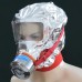 Маска противогаз из алюминиевой фольги, панорамный противогаз Fire mask защита головы от радиации (арт. 11526) - фото 11