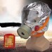 Маска противогаз из алюминиевой фольги, панорамный противогаз Fire mask защита головы от радиации (арт. 11526) - фото 15