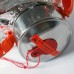 Маска противогаз из алюминиевой фольги, панорамный противогаз Fire mask защита головы от радиации (арт. 11526) - фото 2