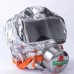 Маска противогаз из алюминиевой фольги, панорамный противогаз Fire mask защита головы от радиации (арт. 11526) - фото 21