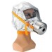 Маска противогаз из алюминиевой фольги, панорамный противогаз Fire mask защита головы от радиации (арт. 11526) - фото 3