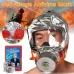 Маска противогаз из алюминиевой фольги, панорамный противогаз Fire mask защита головы от радиации