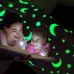 Светящийся в темноте плед плюшевое покрывало Blanket kids Magic Star 150х100 см флисовое одеяло. Цвет: серый