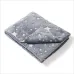 Светящийся в темноте плед плюшевое покрывало Blanket kids Magic Star 150х100 см флисовое одеяло. Цвет: серый