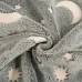 Светящийся в темноте плед плюшевое покрывало Blanket kids Magic Star 150х100 см флисовое одеяло. Цвет: серый