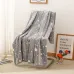Светящийся в темноте плед плюшевое покрывало Blanket kids Magic Star 150х100 см флисовое одеяло. Цвет: серый