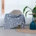 Светящийся в темноте плед плюшевое покрывало Blanket kids Magic Star 150х100 см флисовое одеяло. Цвет: серый