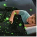 Светящийся в темноте плед плюшевое покрывало Blanket kids Magic Star 150х100 см флисовое одеяло. Цвет: серый