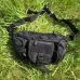 Качественная тактическая сумка через плечо, поясная дорожная городская мужская бананка – барсетка - фото 52
