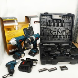 Набір акумуляторних інструментів 24 В Boxer SR-033 набір гайковерт шуруповерт викрутка