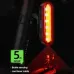 Велосипедный фонарь аккумуляторный LEADBIKE LD80-6LED с лазерной разметкой велофонарь, Фонарь стоп