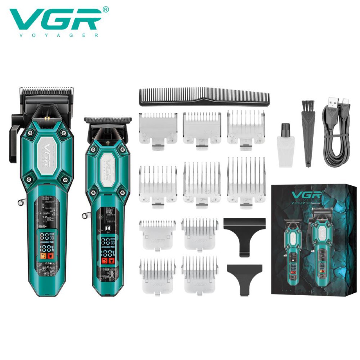 Комплект 2 до 1 VGR V-600 V-900. Колір: зелений (арт. 23330)