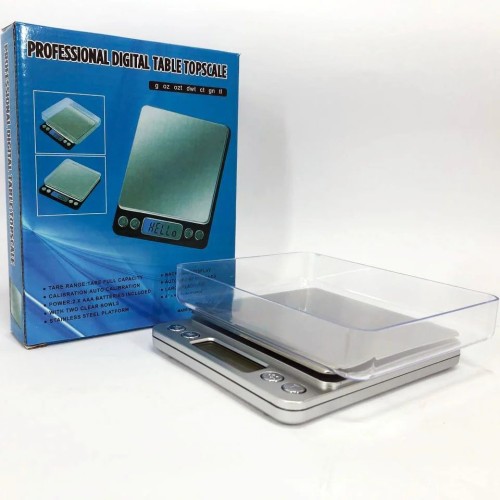 Весы ювелирные ZHA 6295A, до 500г (0.01г) +чаша, электронные весы граммовые, для взвешивания золота