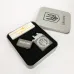 Дуговая электроимпульсная USB зажигалка Украина металлическая коробка HL-447. Цвет: черный