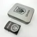 Дуговая электроимпульсная USB зажигалка Украина металлическая коробка HL-447. Цвет: черный