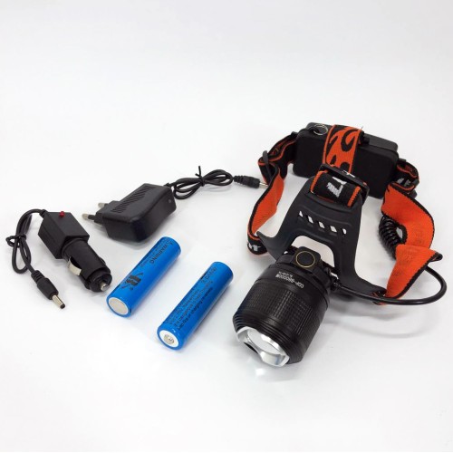 Налобний тактичний ліхтарик POLICE BL-2199-T6, потужний акумуляторний ліхтарик налобний, головний ліхтарик