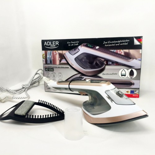 Відпарювач та праска Adler AD 5044 1800Вт вертикальне та горизонтальне прасування керамічна підошва