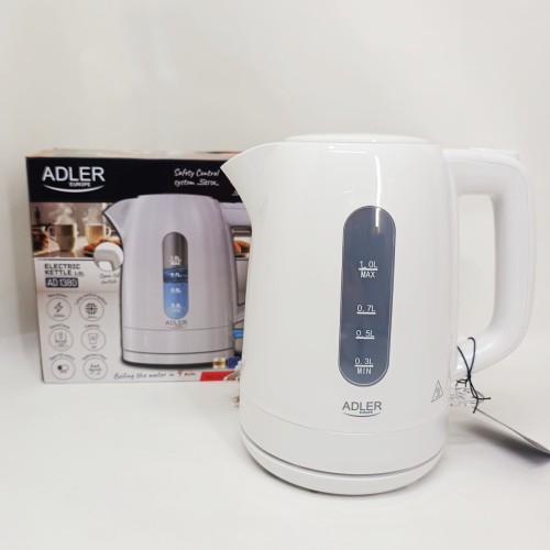 Електрочайник Adler AD 1л 2200Вт White