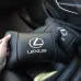 Набор автоподушек Lexus кожа Италия+ подарок, Автоподушки Лексус с вышивкой