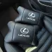 Набор автоподушек Lexus кожа Италия+ подарок, Автоподушки Лексус с вышивкой