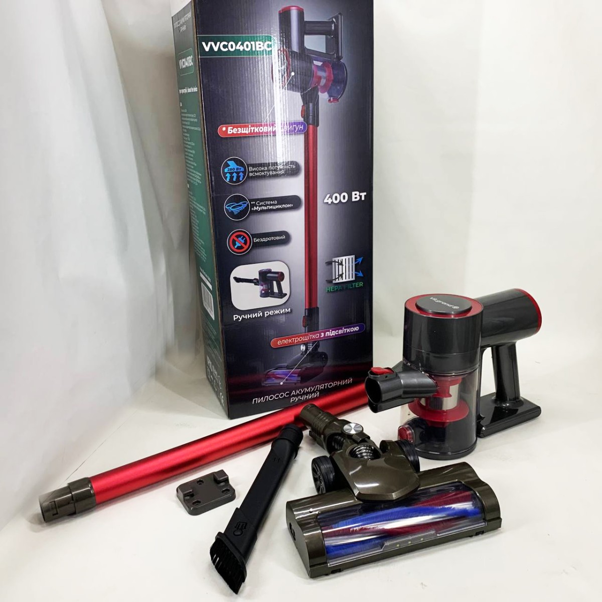 Пылесос ручной VILGRAND VVC0401BС (арт. 13584)