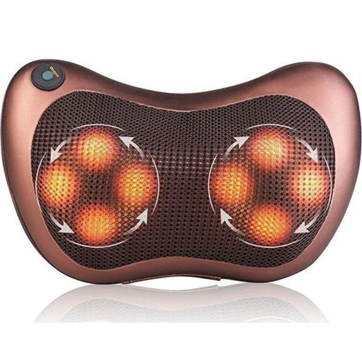Массажная подушка Car and Home Massage Pillow, массажер для шеи автомобильный (арт. 10654)