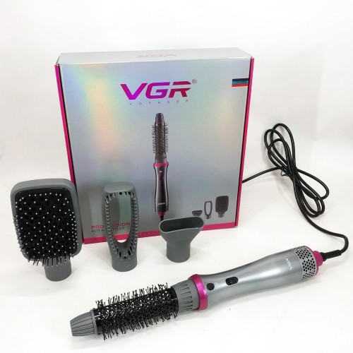 Профессиональный стайлер для укладки волос 4в1 VGR V-408 800 Вт, Функциональный профессиональный фен
